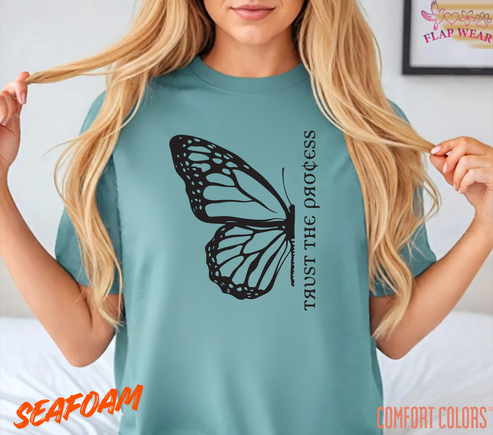Unisex Half Butterfly “Trust the Process T-Shirt, Men T shirt,Women T shirt Gift