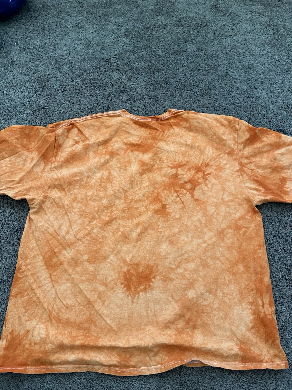 Delta Pro Weight Candy Corn Tie-Dye T-Shirt Orange Mens 3XL Halloween Graphic
