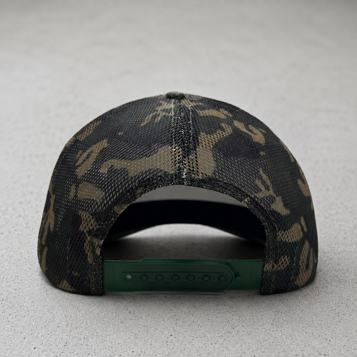 G-Loomis Green Camouflage Baseball Cap Mesh Back Trucker Hat Fish Logo Outdoor