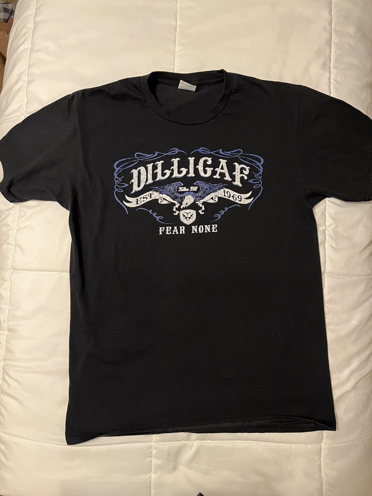 DILLIGAF Bohica Bill Fear None T-Shirt Size Medium Short Sleeve