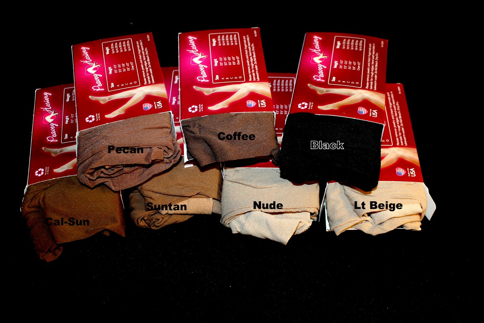 Peavey Pantyhose PIC Sz A B C D Q = XL Sheer Hooters Uniform Sheer Holiday Dress