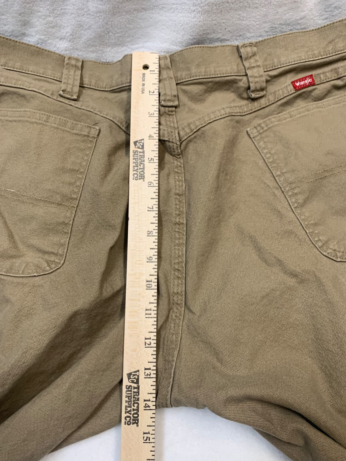 Wrangler Workwear Carpenter Pants Mens 38×30 99% Cotton/ 1% Spandex RN130273