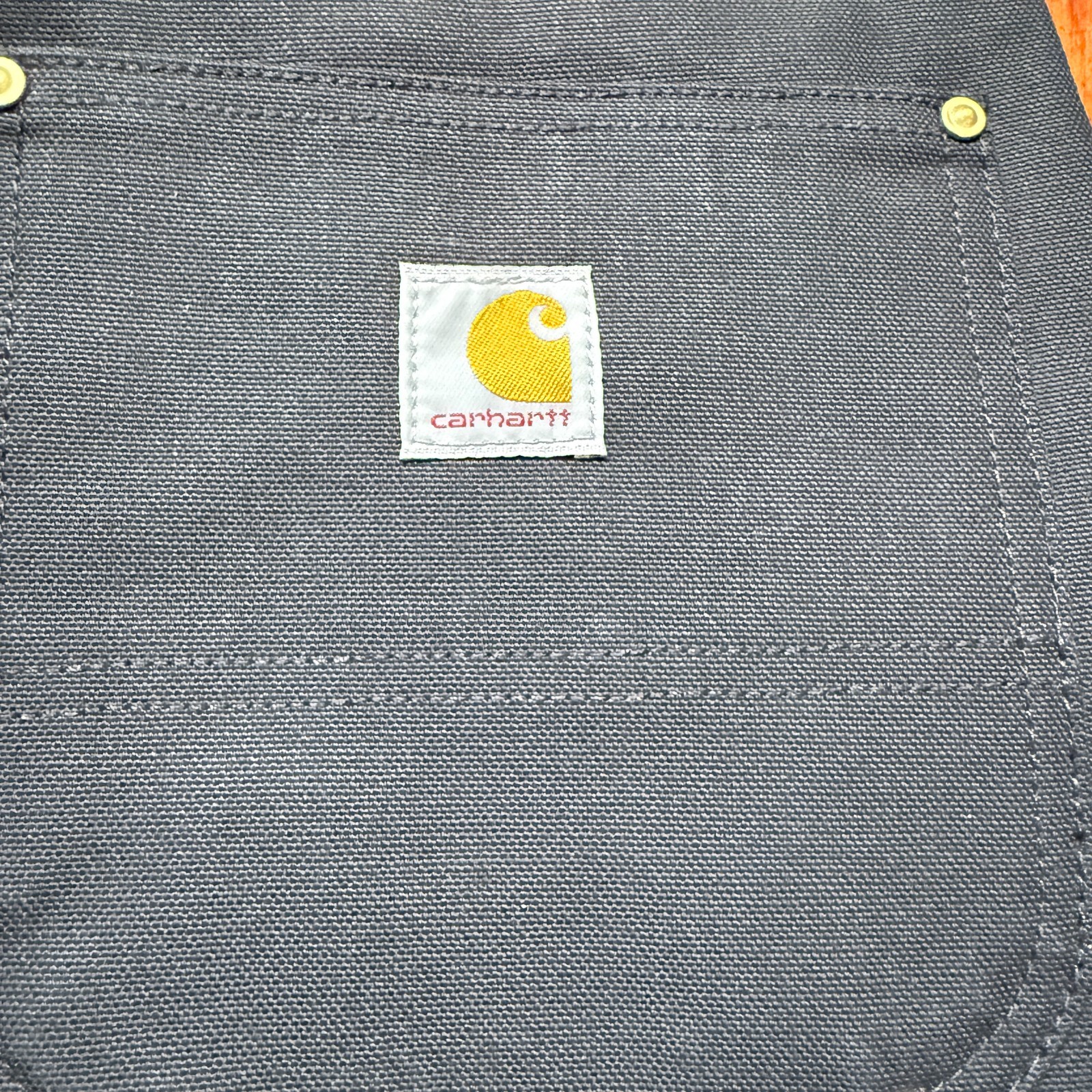 Carhartt B01 Pants Mens 36×32 Black Loose Straight Firm Duck Double Knee Work