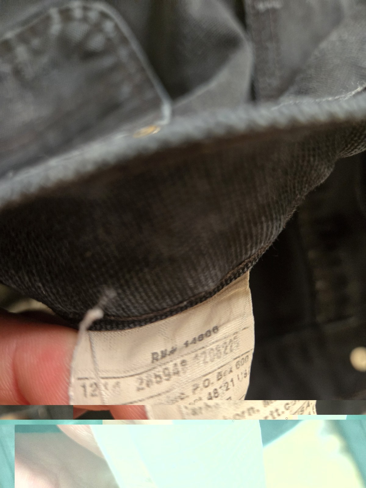 CARHARTT CARPENTER DOUBLE KNEE BLACK PANTS. 30×34. Distressed. B01.