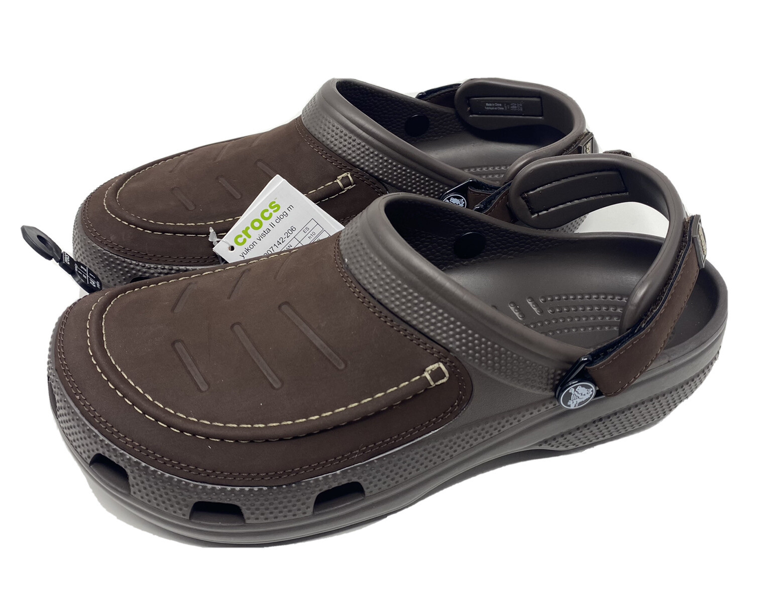 without box Crocs Yukon Vista ll Clogs Espresso Mens SIZE 7 8 9 10 11 12 G1N