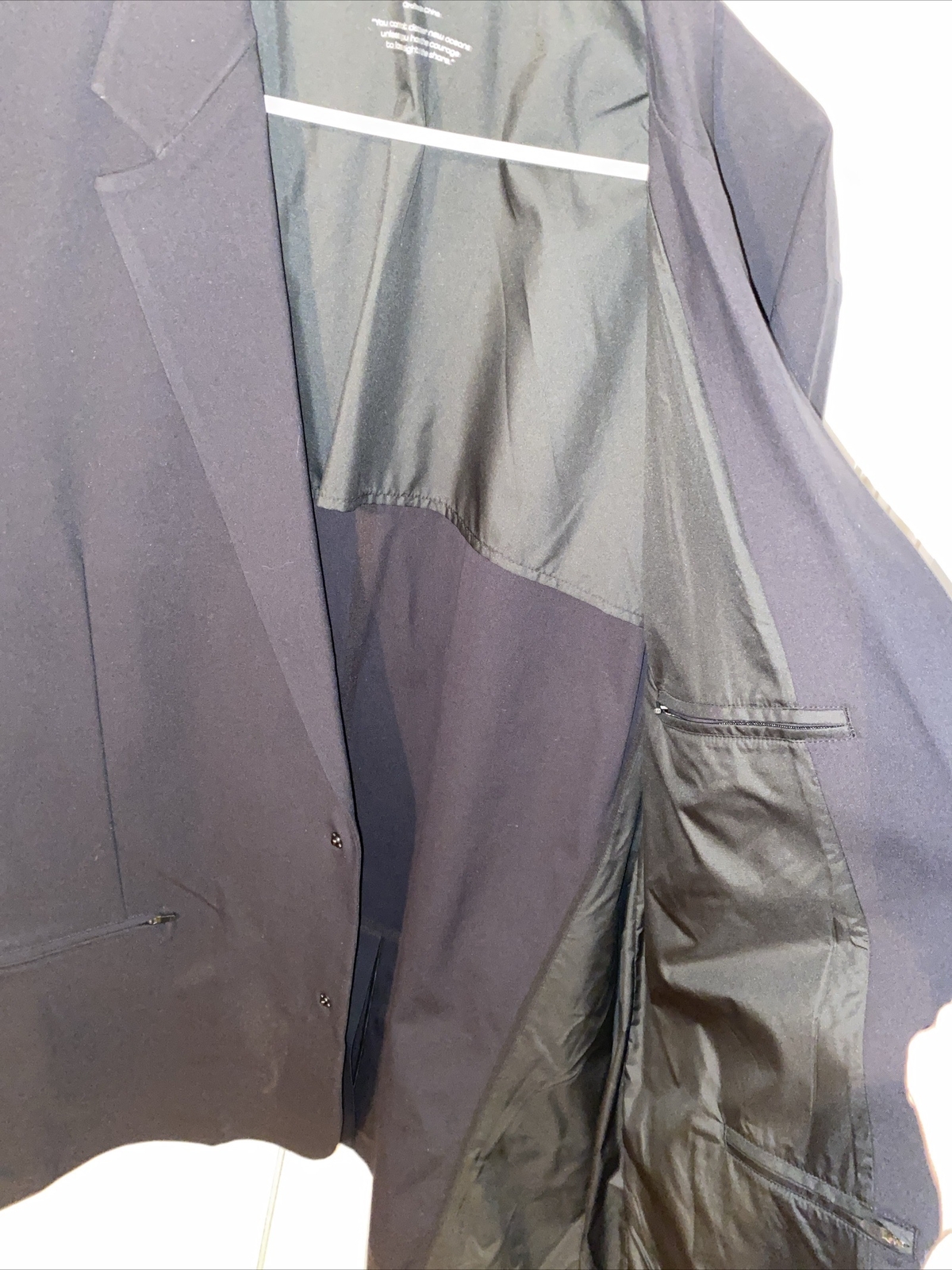 Paskho Individualist Slim Fit Technical Travel Blazer – Black/XL