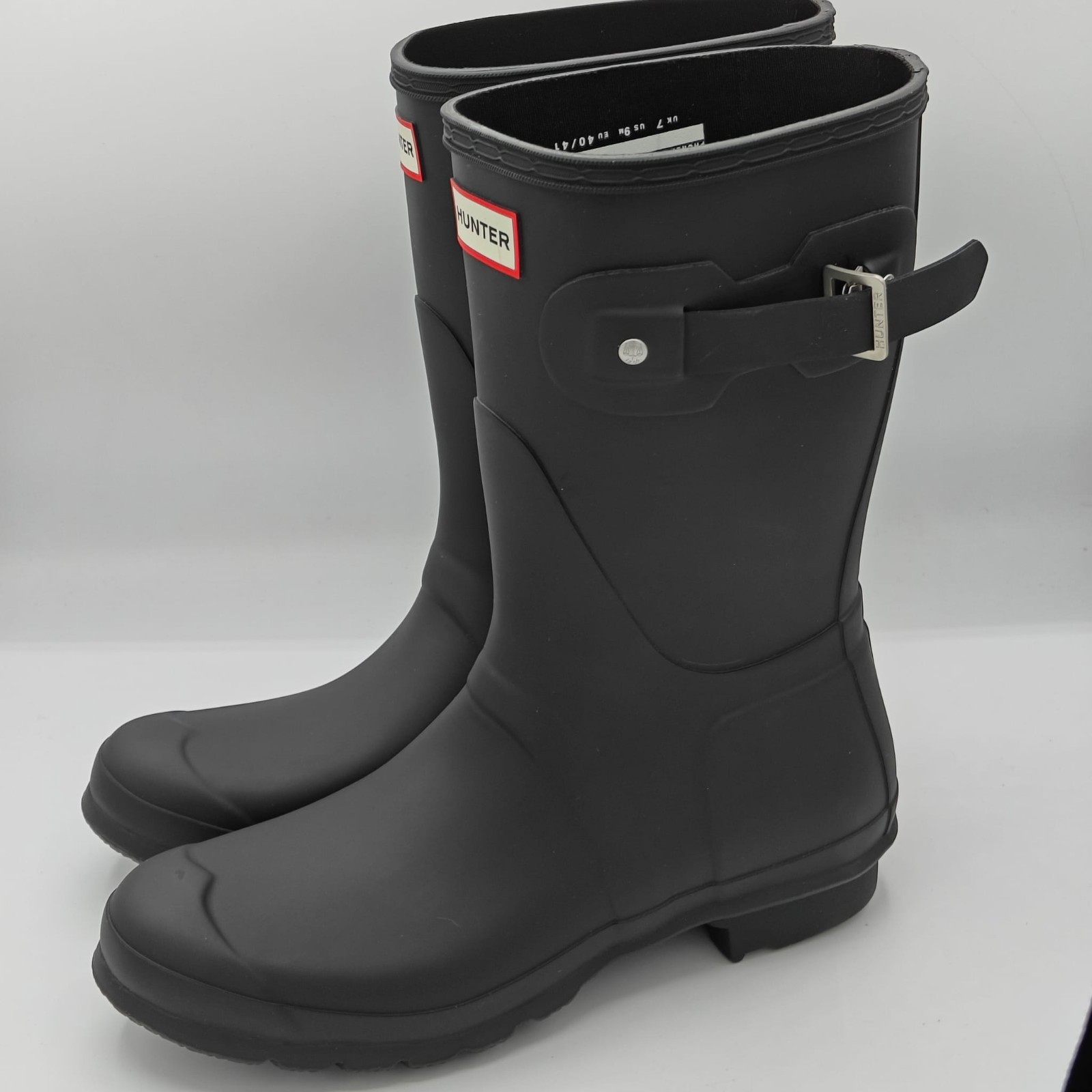 Hunter Original Short-O Boot Women’s Waterproof Rain & Farm Boots (Matte Black)