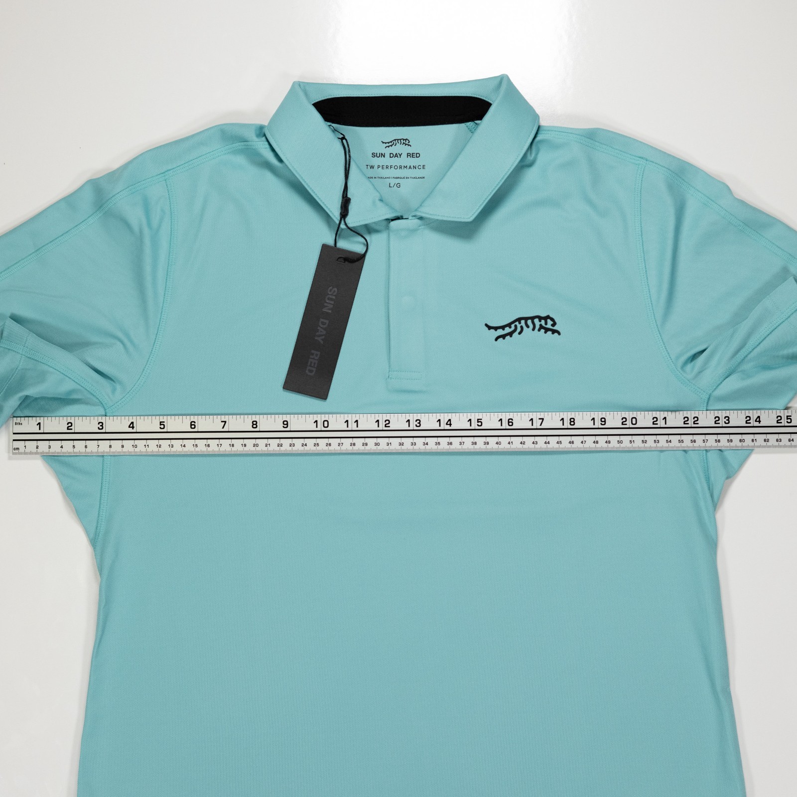 Sun Day Red TW Performance Core Polo Shirt Large Porcelain NWT Golf
