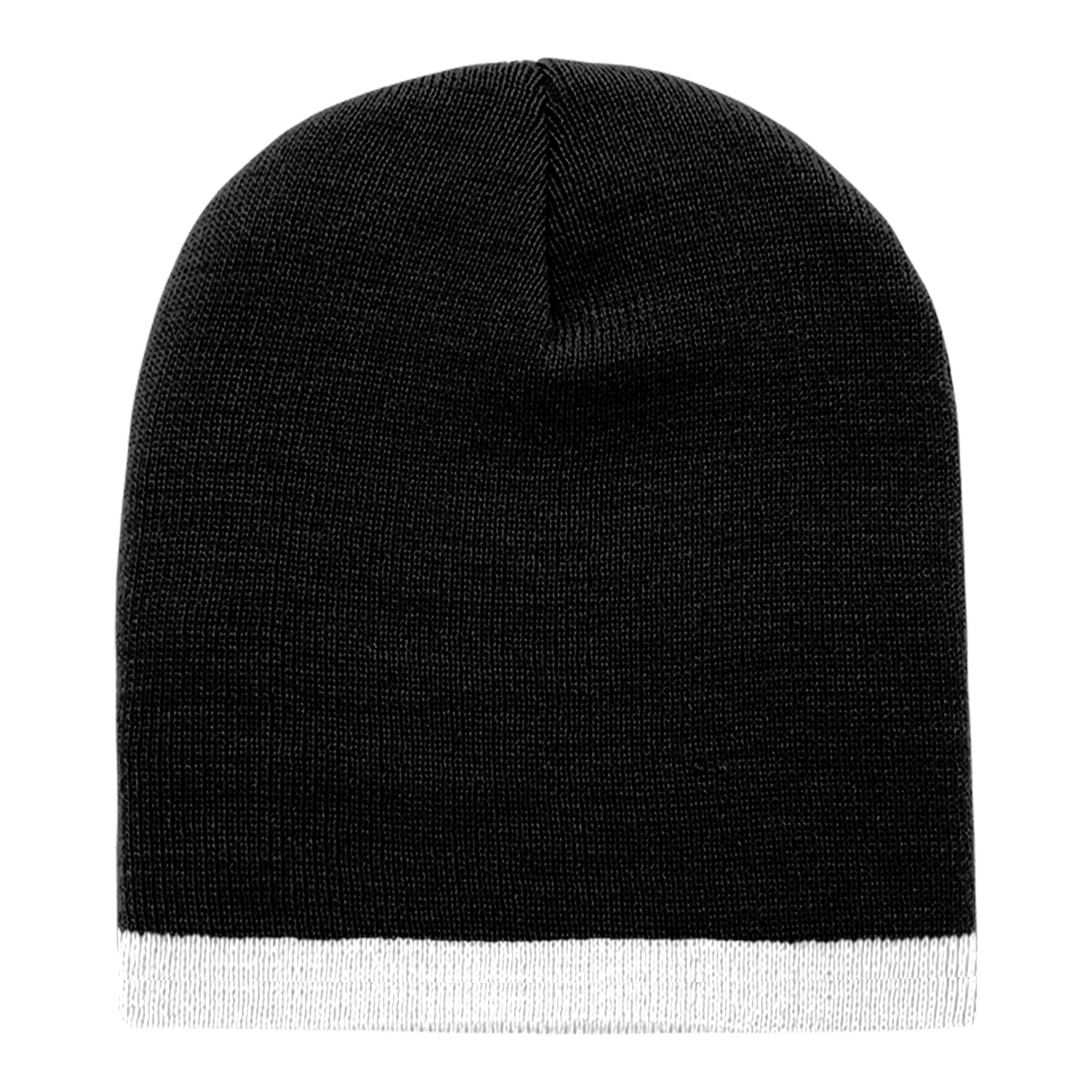 Decky Unisex Acrylic/Polyester Striped Short Beanie – 8007