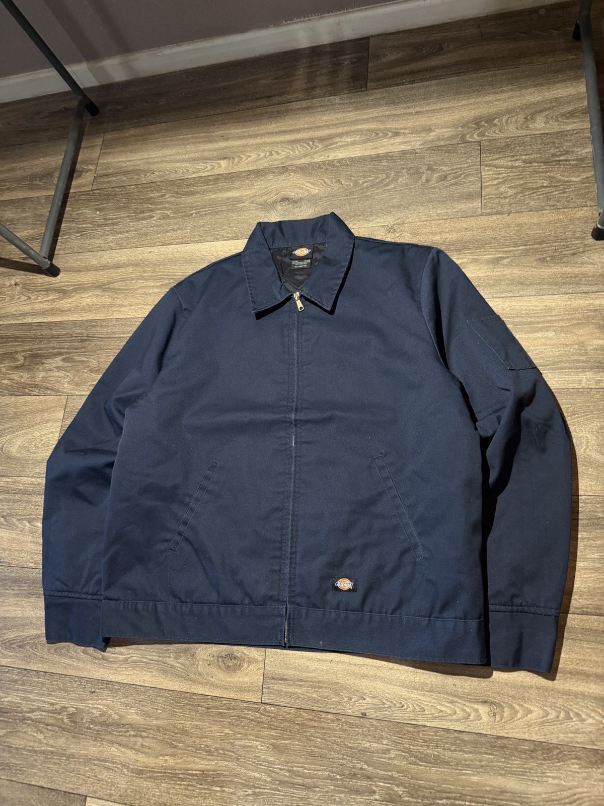 Dickies Men’s TJ15 Insulated Canvas Lined Eisenhower Navy Blue Work Jacket Sz XL