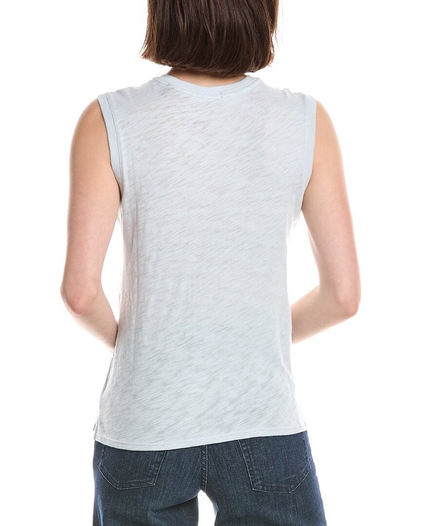 Atm Anthony Thomas Melillo Slub Sleeveless Schoolboy T-Shirt Women’s