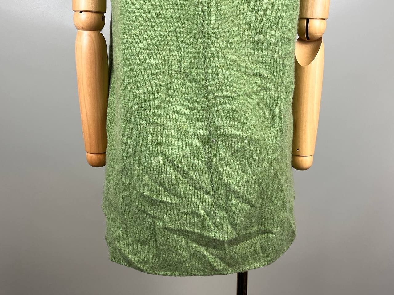 Brora Green Sleveless Cape Cardigan Size 40-42