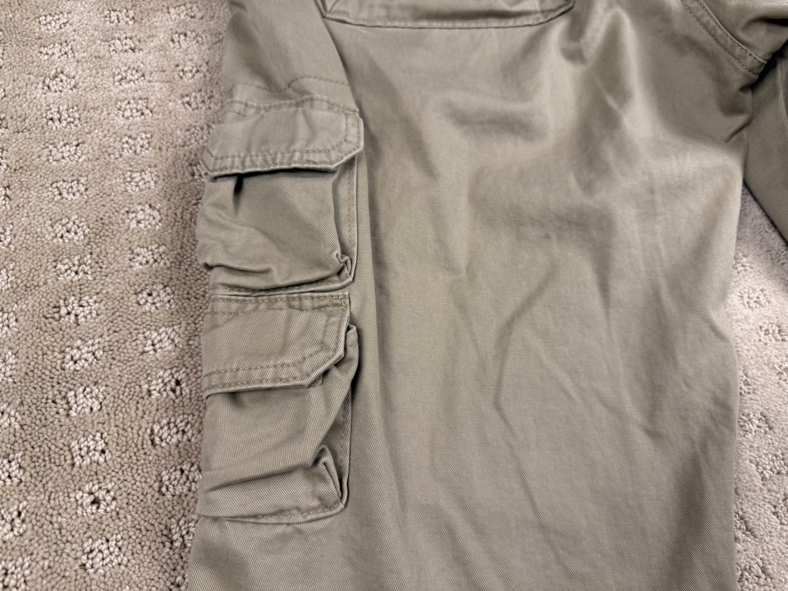 Men’s Wrangler Khaki Cargo Jeans 38×30 #1085