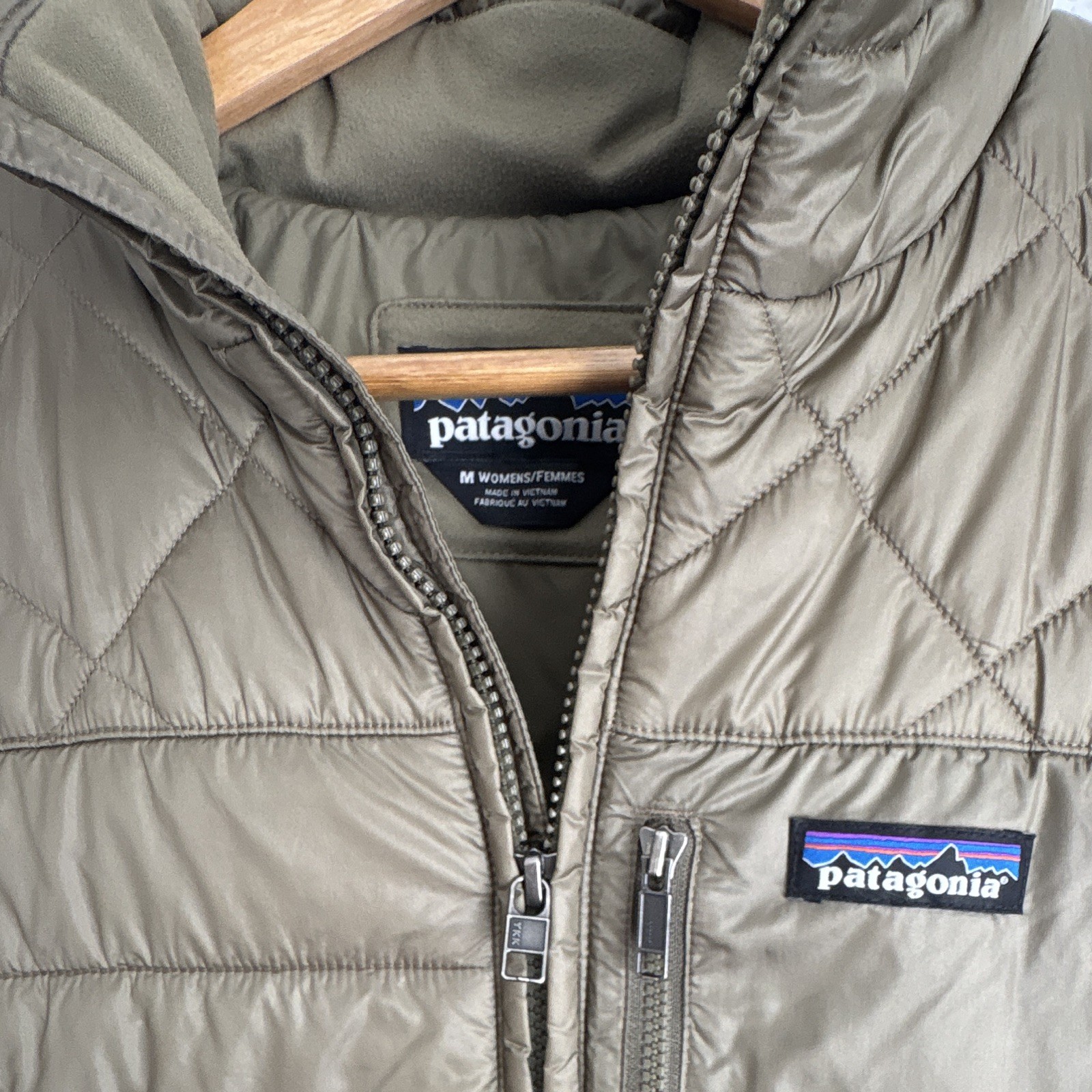 Patagonia Radalie Women’s M Green Insulated Full-Zip Mid-Length Puffer Jacket
