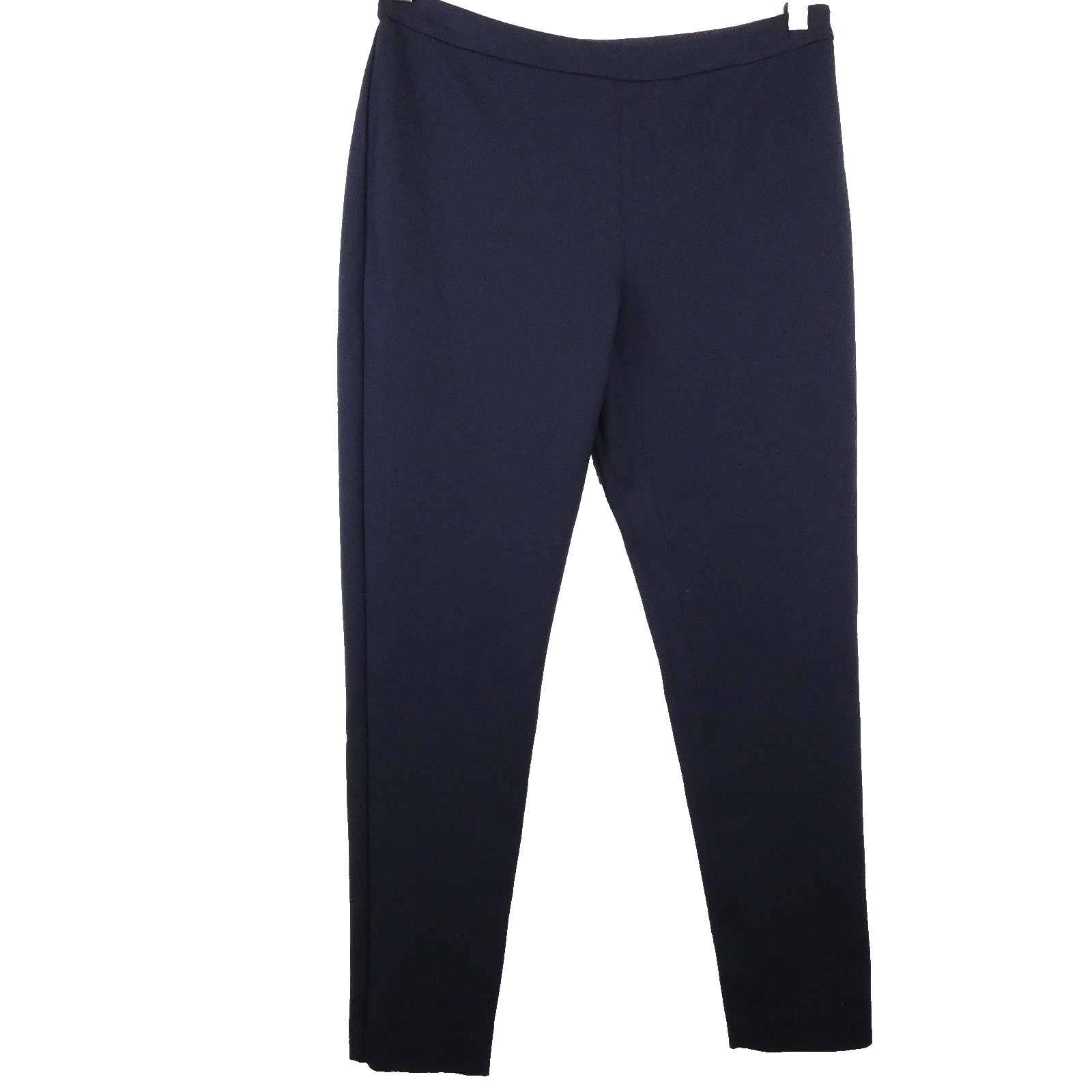 Pendleton Pants Womens 6 Navy Blue Stretch Side Zip Minimalist Ankle Skinny