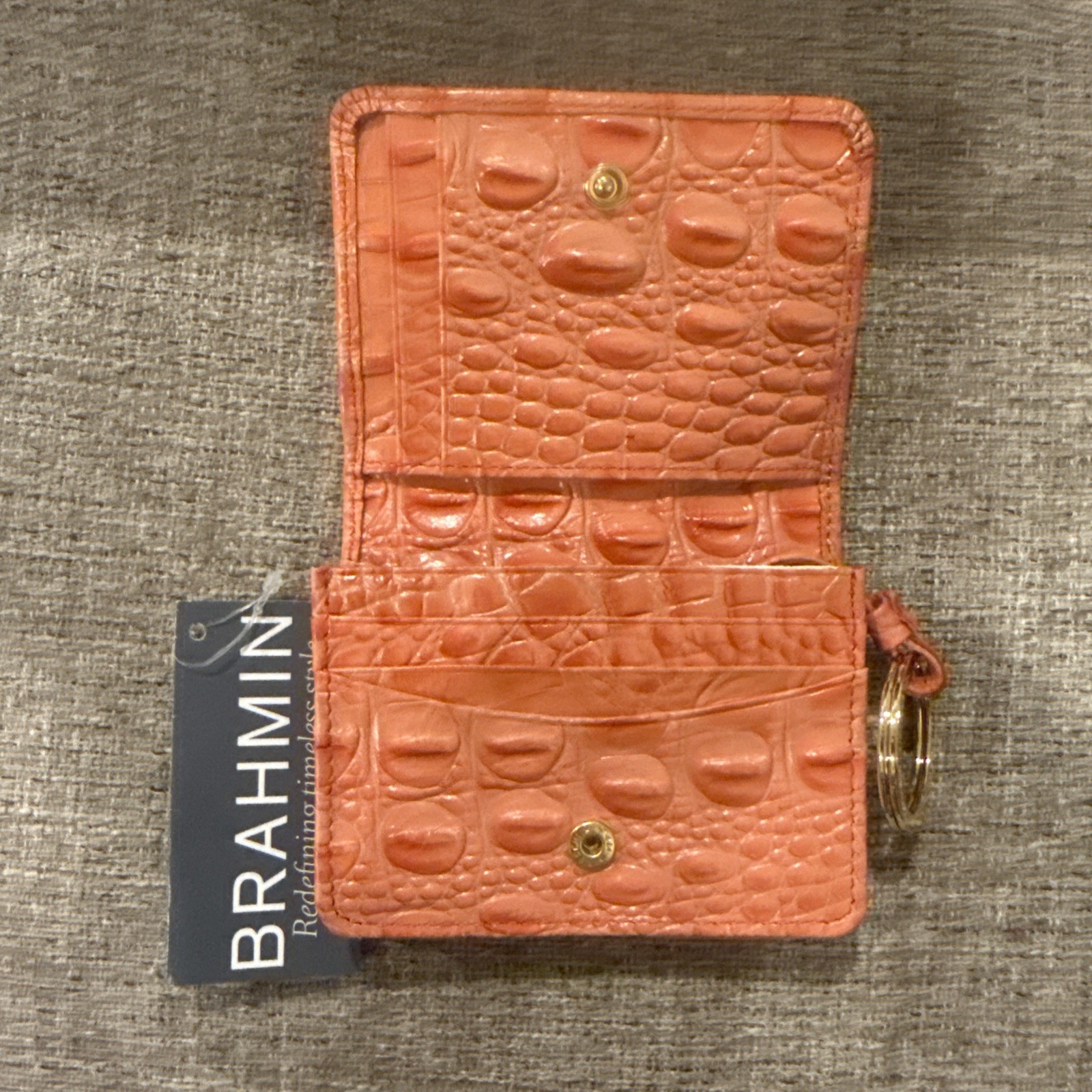 Brahmin Sunset Melbourne Mini Key Wallet.