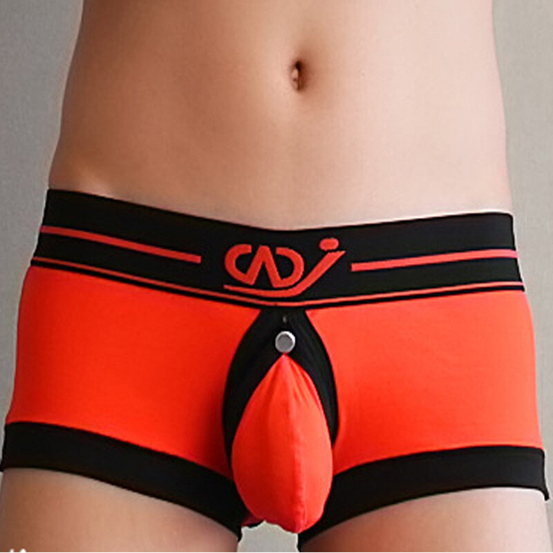 Sexy Men Open Back Boxer Shorts Buckled Pouch Underwear Bikini Briefs Jockstrap