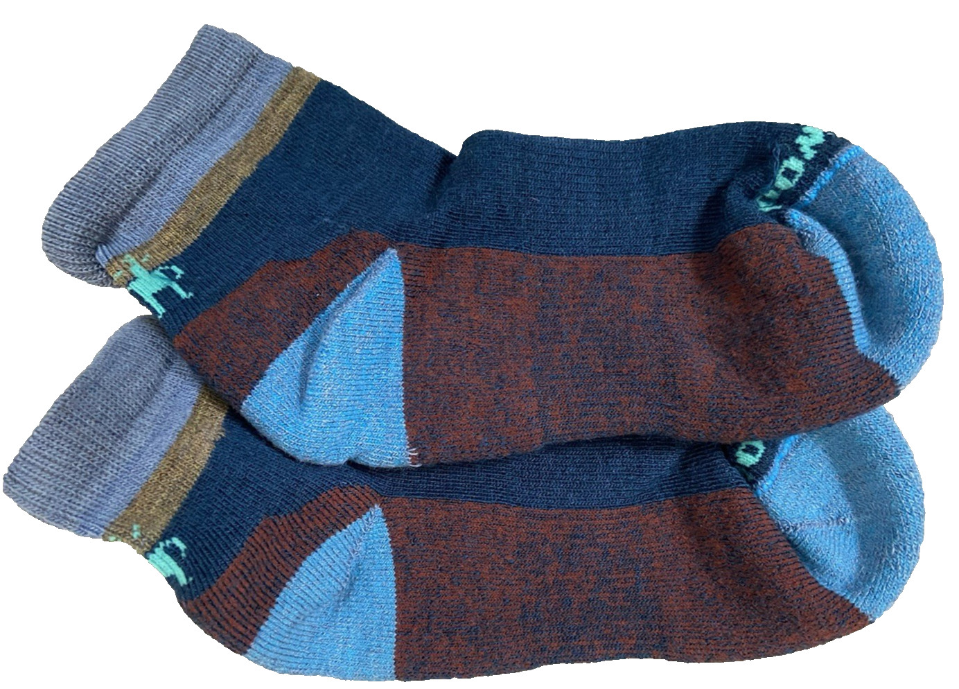SmartWool Everyday Top Stripe Ankle Socks Light Cushion Marlin Blue Size Medium