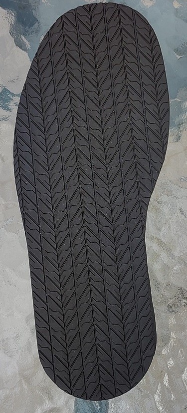 Tire Tread rubber replacement soles, (1 pair) 4mm, DARK BROWN