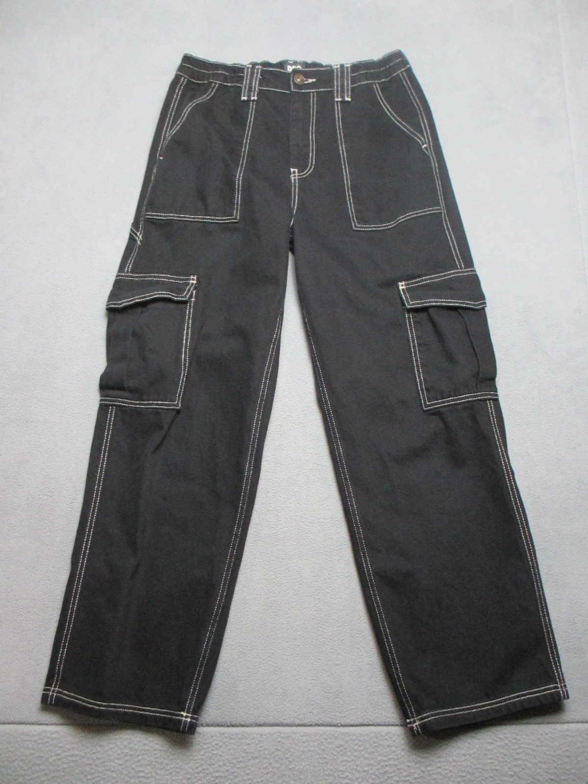 BDG Urban Outfitters Jeans Womens 30X29 Black Cargo Baggy Pocket Skate Denim