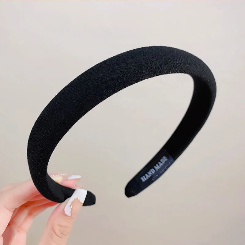 New Colorful Spong Linen Hairbands for Women Girls Fashion Hair Accessories Head