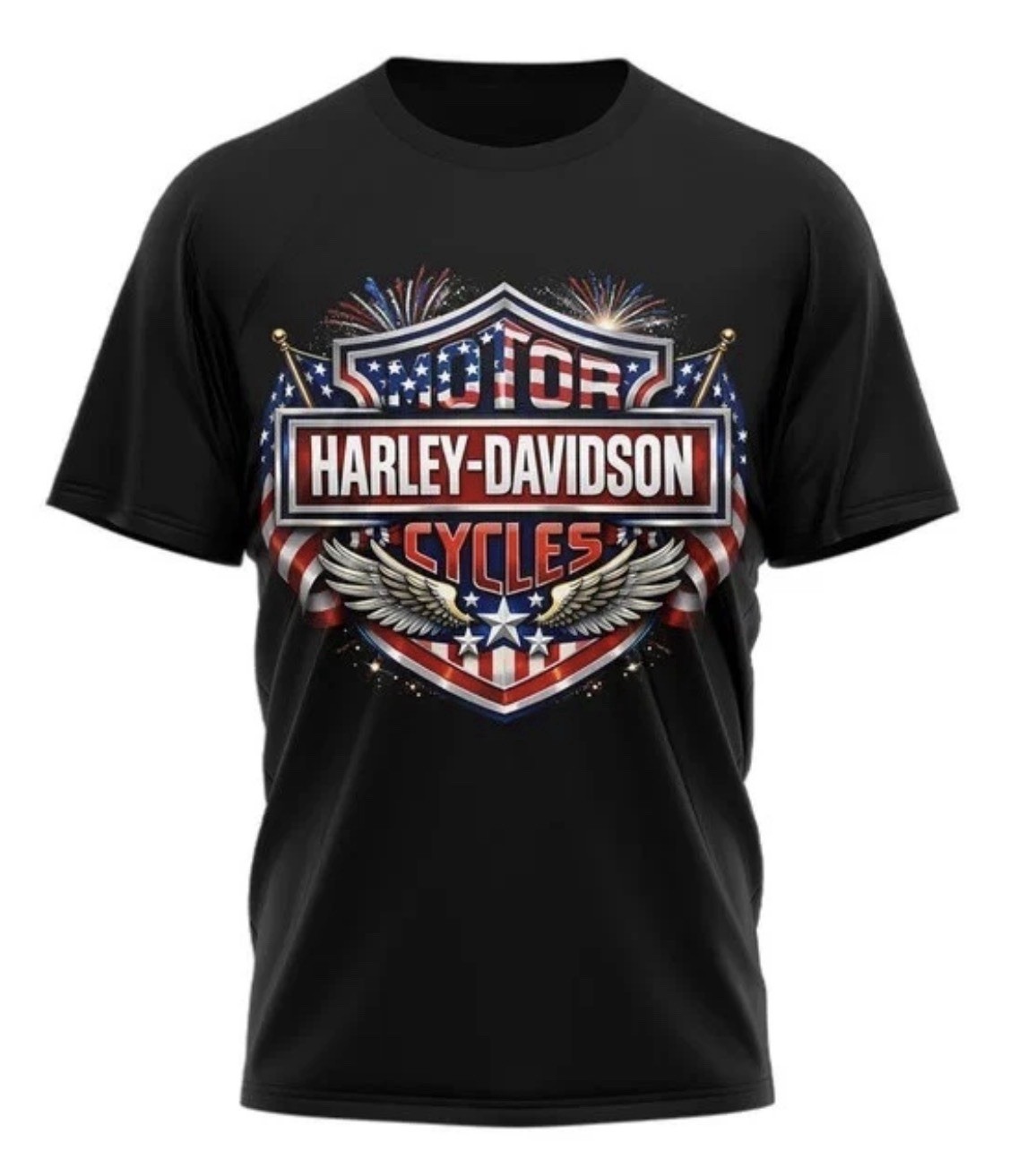 Harley-Davidson America 250th Anniversary Shirt 1776-2026 Independence Day Tee