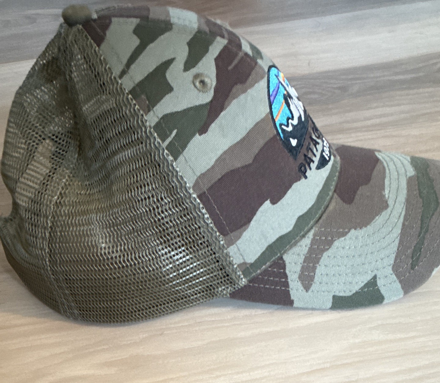 Patagonia 1973 Camo Trucker Hat Mesh Back Adjustable One Size Outdoor