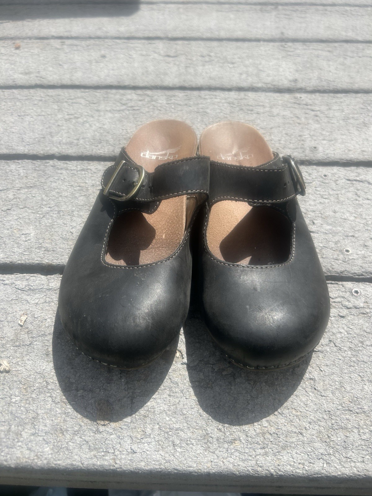 Dansko Women’s Mary Jane Slip On Mule Clog Brown EU 36 US 6