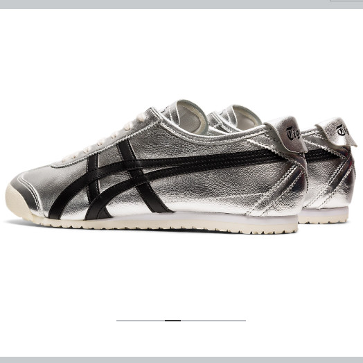 Onitsuka Tiger Mexico 66 PURE SILVER BLACK 1183C102 020 Sneakers From JAPAN NNT