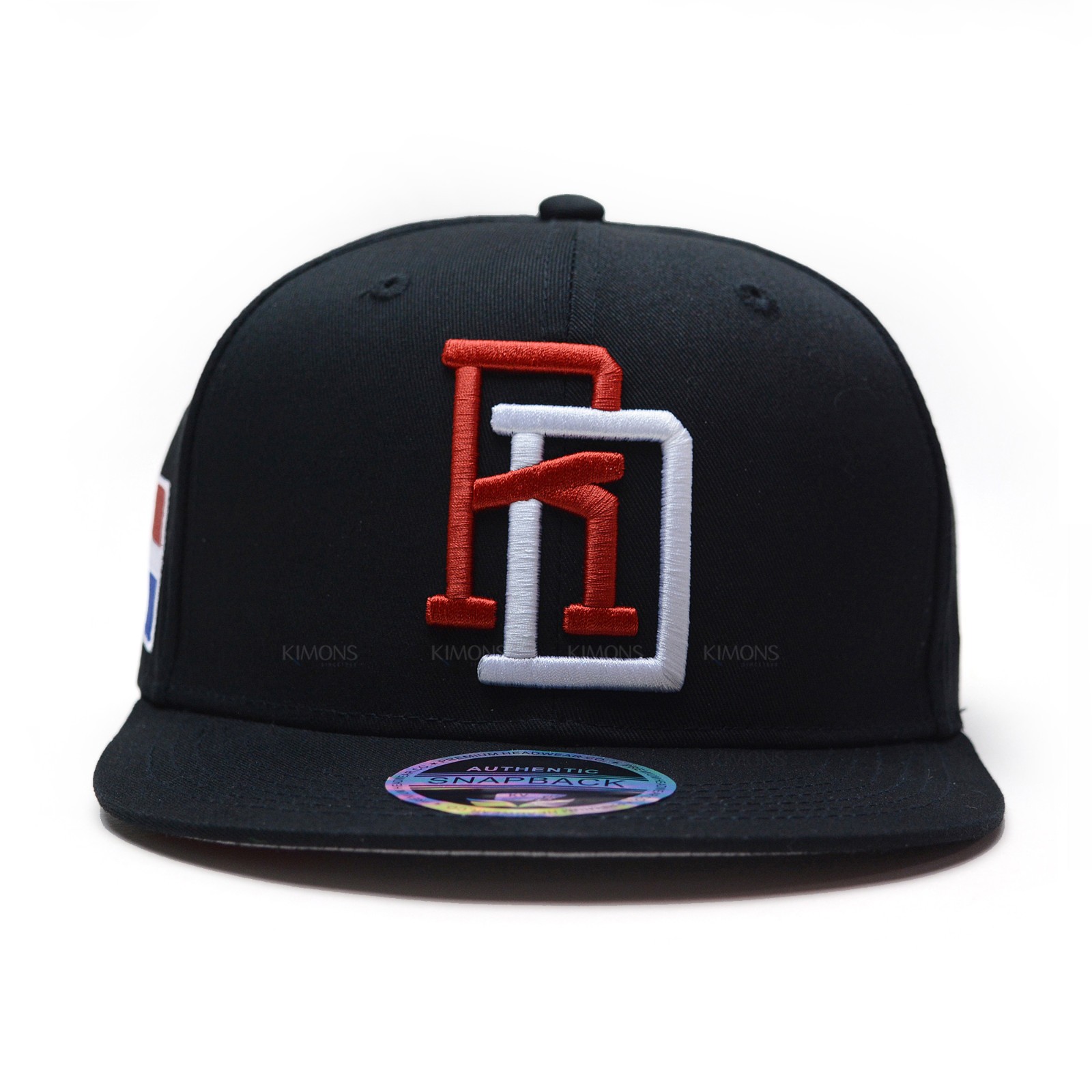 Republica Dominicana RD Snapback Hat 2026 3D Embroidery Black Cap Flag DR Cotton