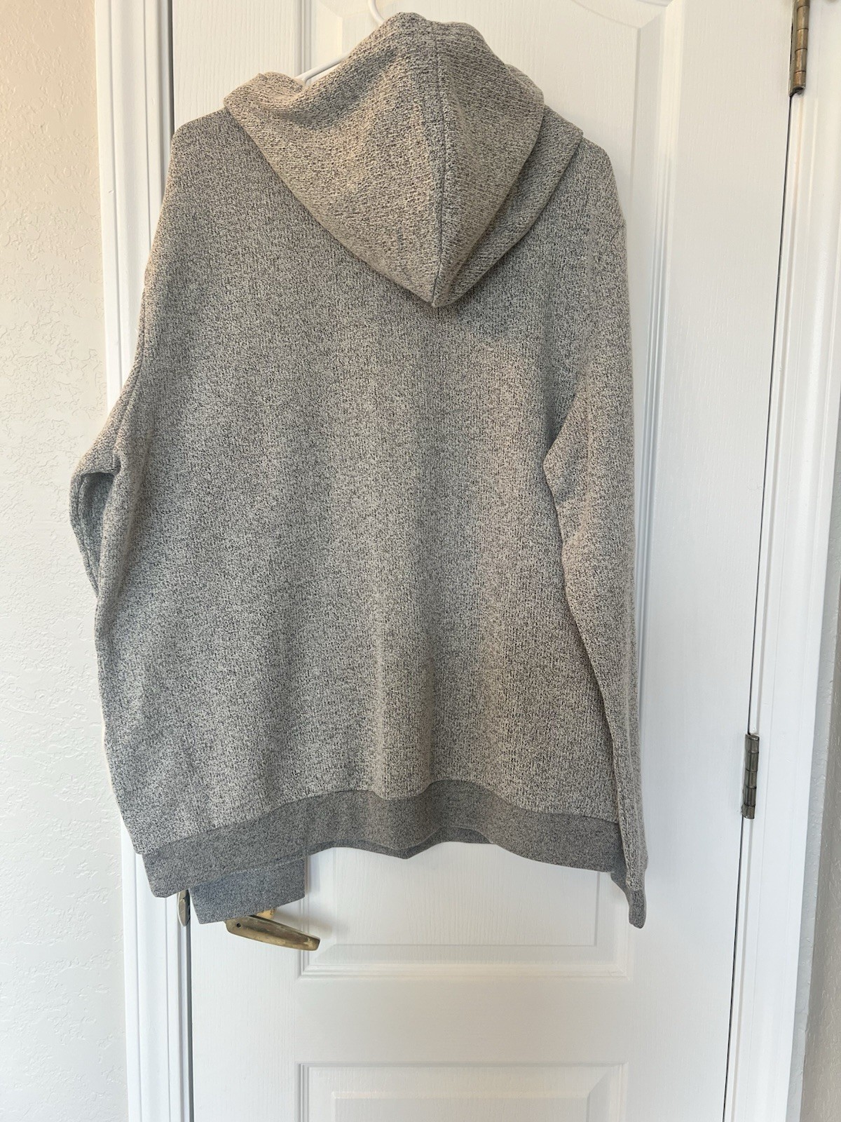 Goodfellow & Co Men’s Heathered Gray Pullover Hoodie Drawstring Pockets XL