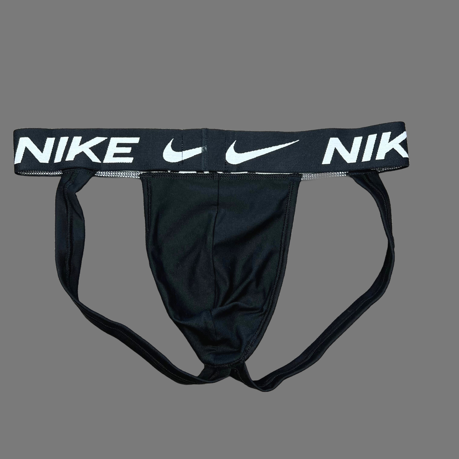 Nike mens black microfiber jock strap jockstraps underwear size S M L XL