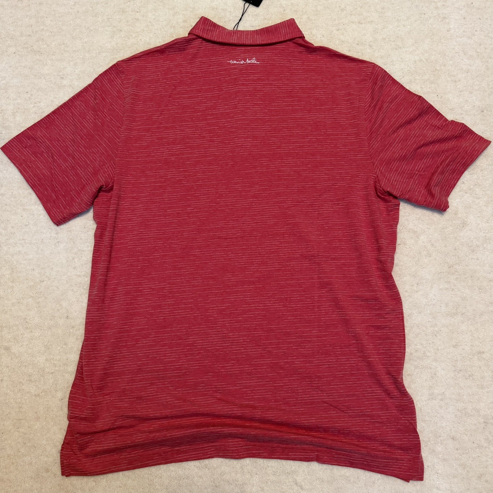 Travis Mathew The Heater Series Polo Scooter Red Mens Size XL Extra L NWT Golf