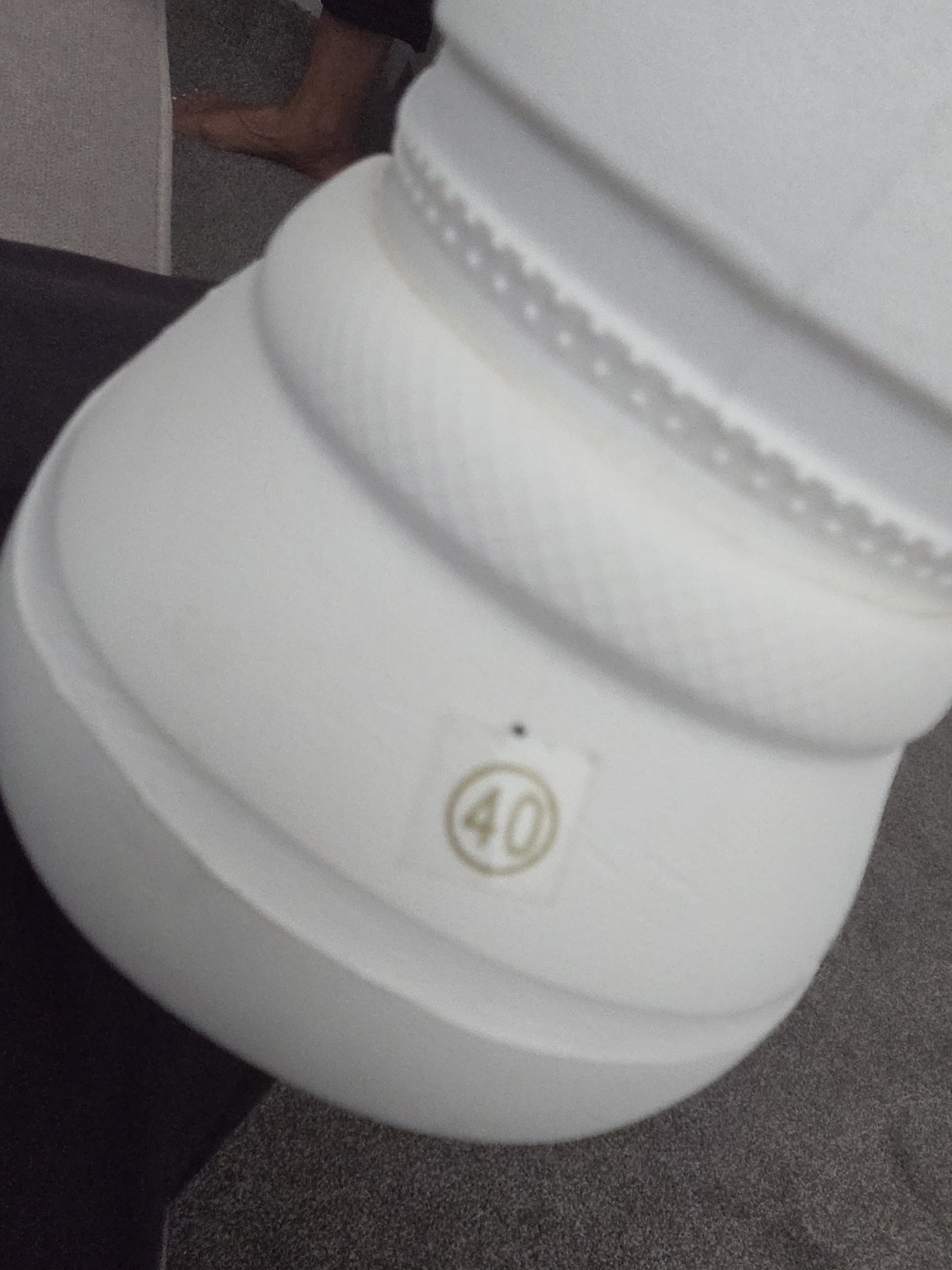 Balenciaga White Rubber Waterproof Rain Boots Mid-Calf Pull-On US 9