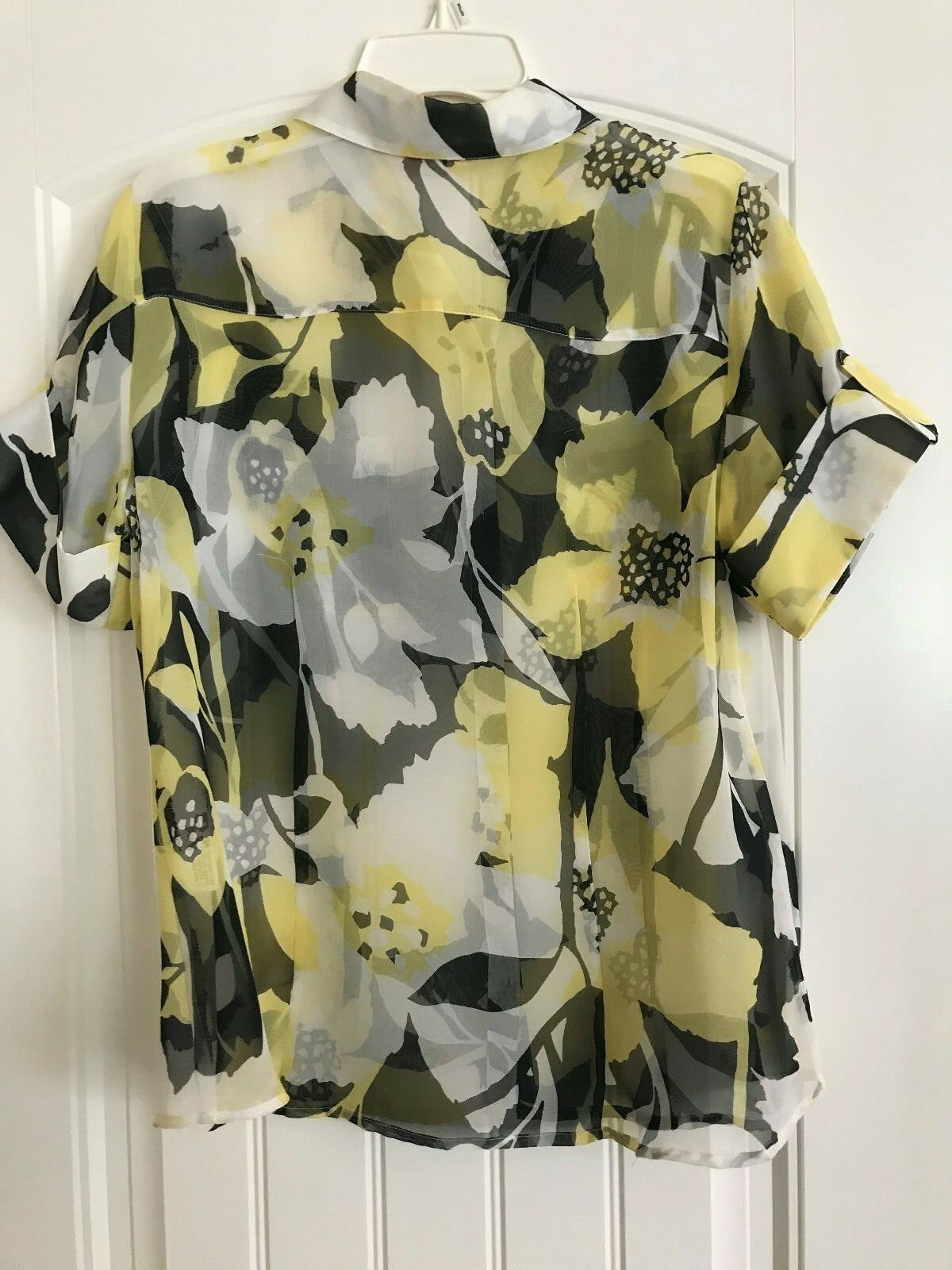 Women’s Animal Print Blouse By NICOLA Sz M NWOT