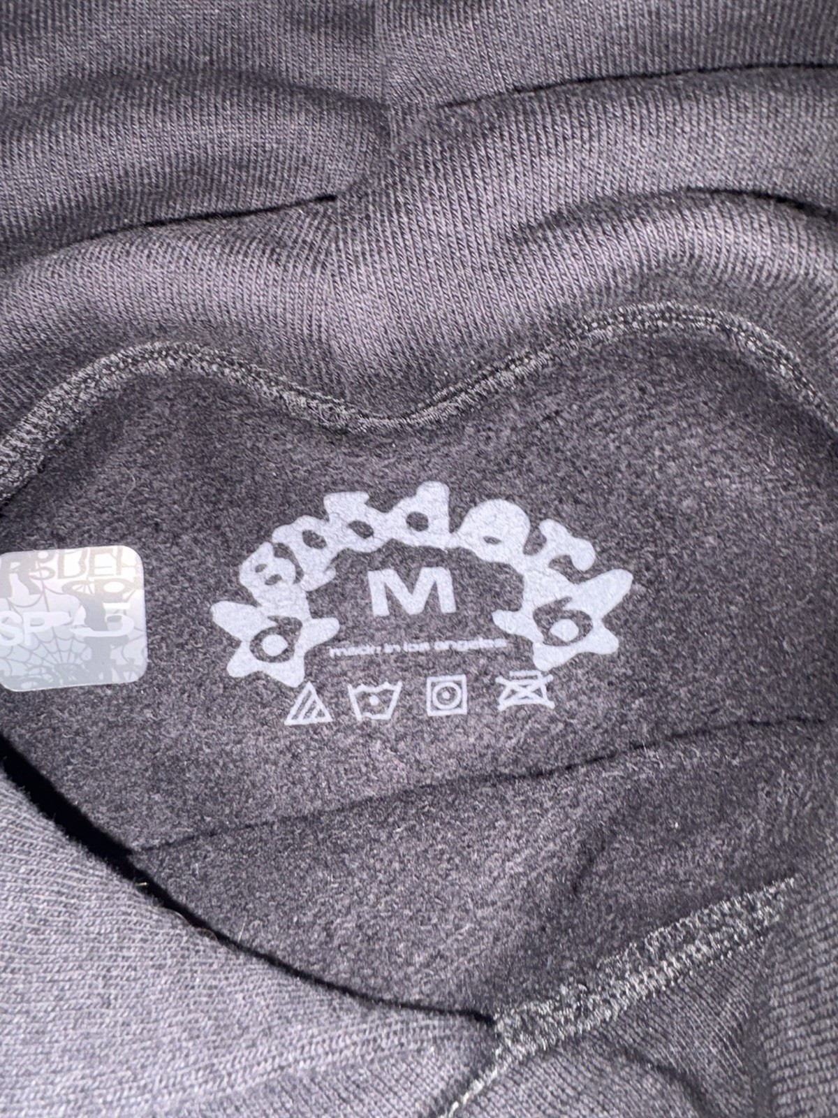SP5DER OG BLACK HOODIE SIZE MEDIUM READY TO SHIP ANYWHERE 🚛💨