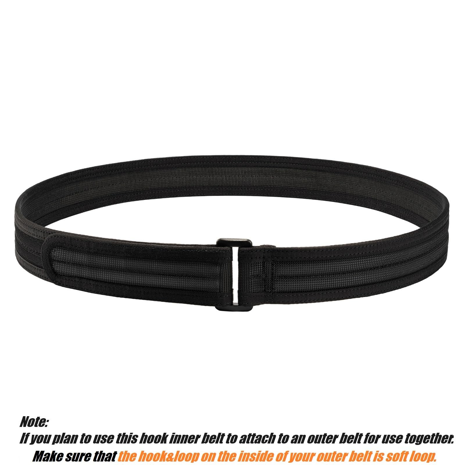 Hook Liner Inner Belt for 1.5″/1.75″/2″/2.25″ Duty Belt w/Loop Lining Police …