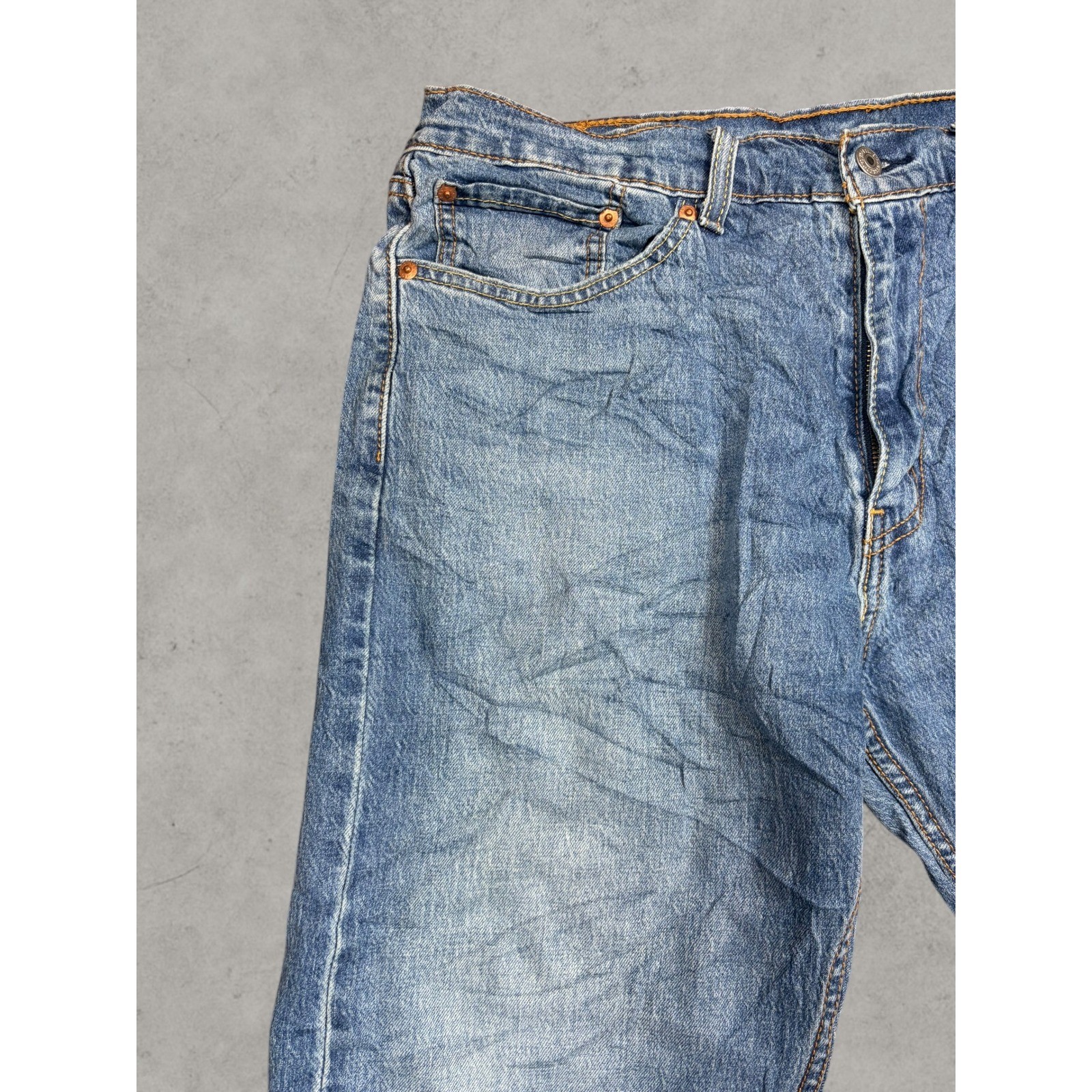 Levis 559 Relaxed Straight Mens Jeans Blue Denim Medium Wash 33×30