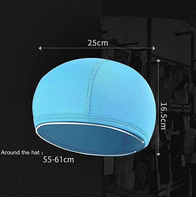 Cycling Skull Cap Breathable Sweat Absorption Beanie Cooling Under Helmet Hat