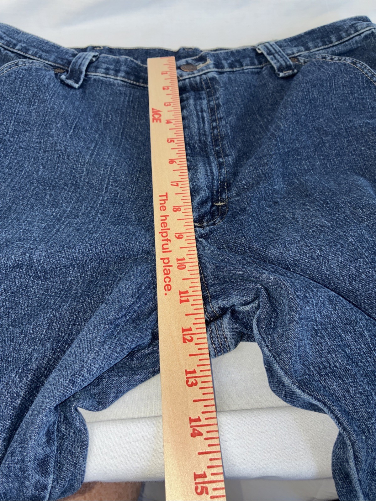 Wrangler Carpenter Jeans Mens 36X30 Medium Wash Workwear Blue Denim – PRE-OWNED