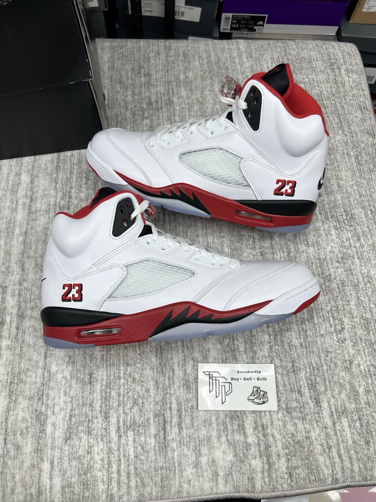 ✅Size 11.5 – Air Jordan 5 Retro 2025 Fire Red | Brand New Ready To Ship✅