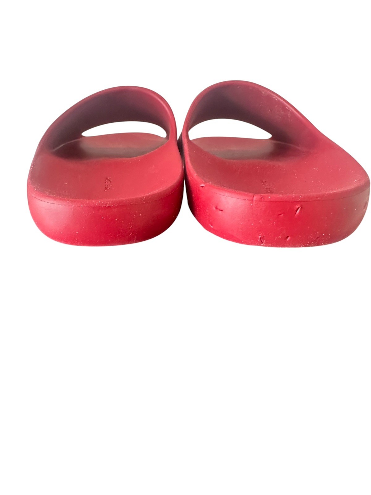 The Row AMA Slide Sandals – Red Rubber Slides – EU 40 / US 9 – Made in Italy