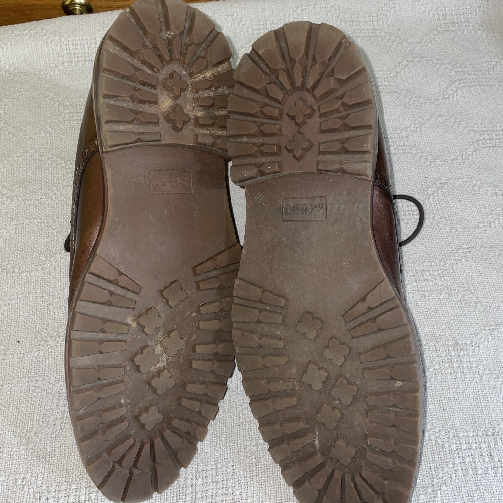 Johnston & Murphy 1850 Mens Ankle Boots Size 11 M Brown Leather Captoe Going Out