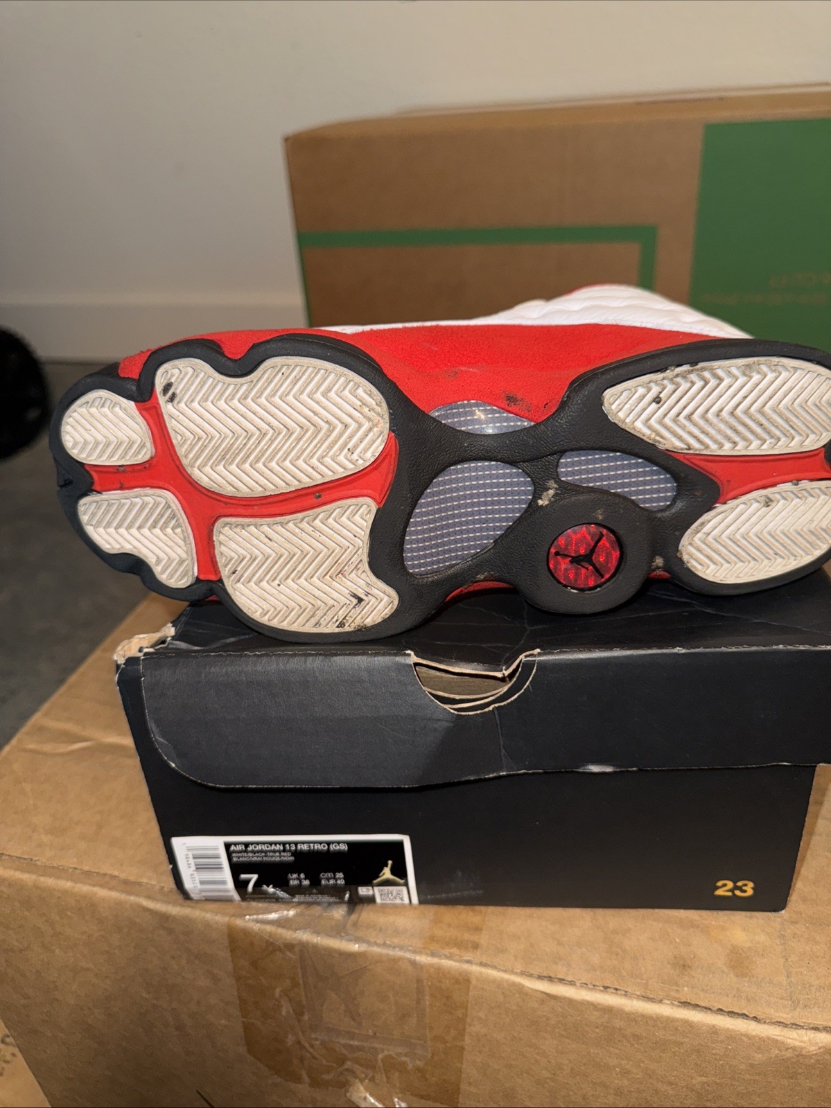 Air Jordan 13 Cherry Size 7y 100% Authentic Ready To Ship !! Super Cheap