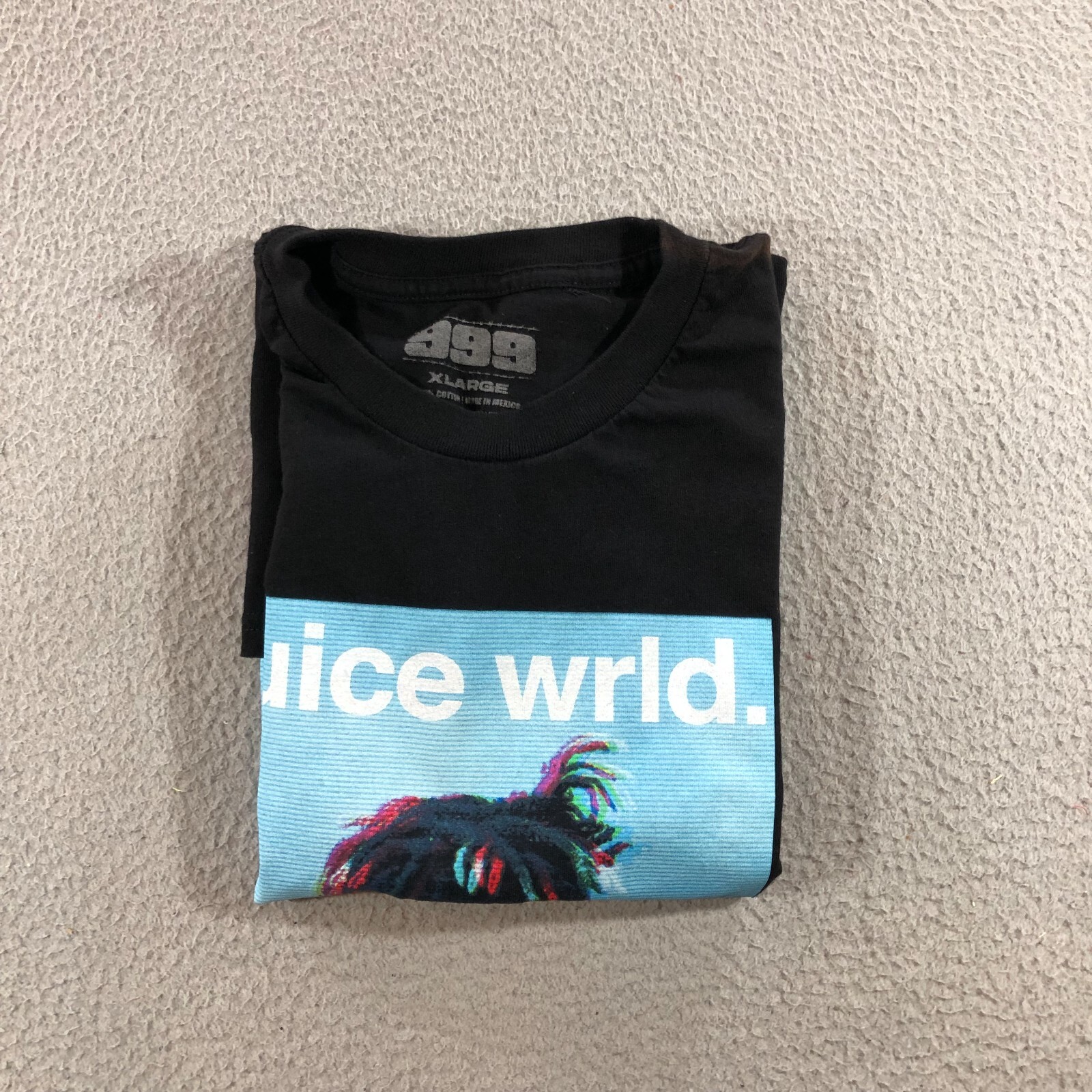 juice wrld t shirt mens XL black rap tee 999