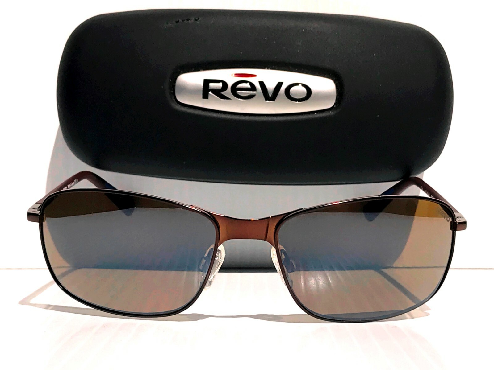NEW REVO DECOY Copper Frame w POLARIZED Brown Tierra Golf Sunglass 1084 02 BR