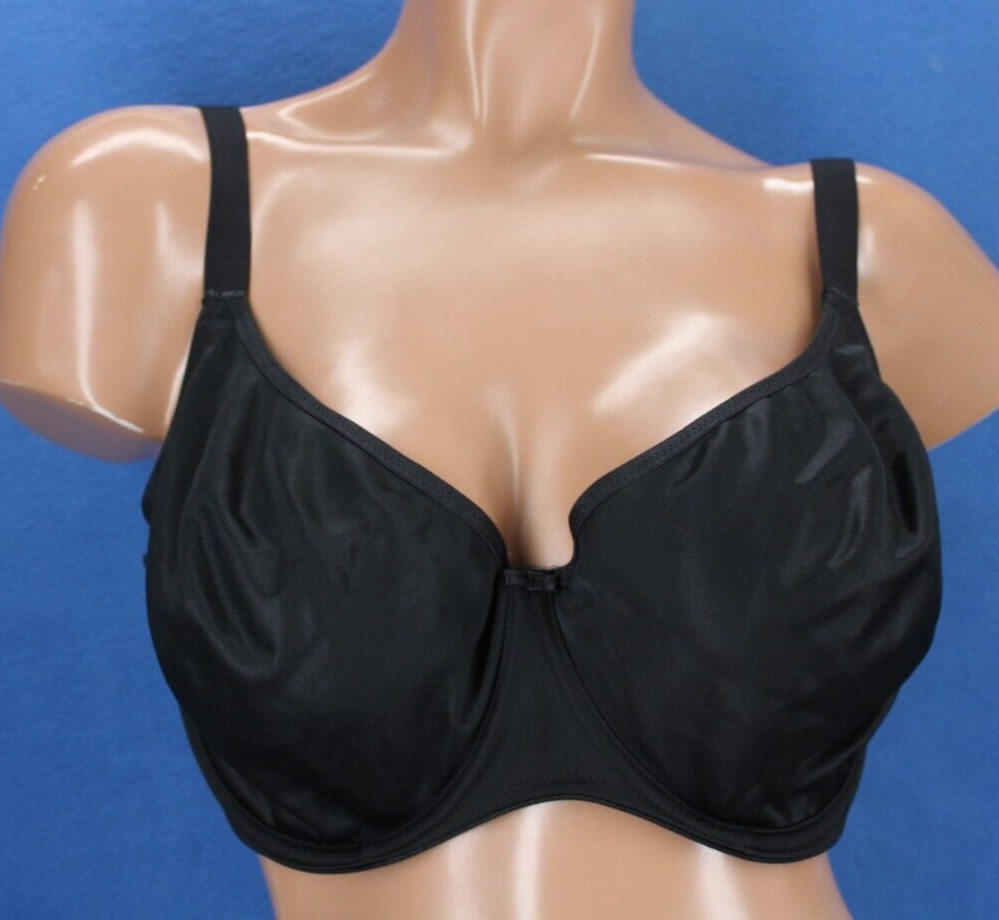 Fantasie FL4520BLK Underwire Unlined Full Coverage Bra NWT Size 36FF 36GG #H6775