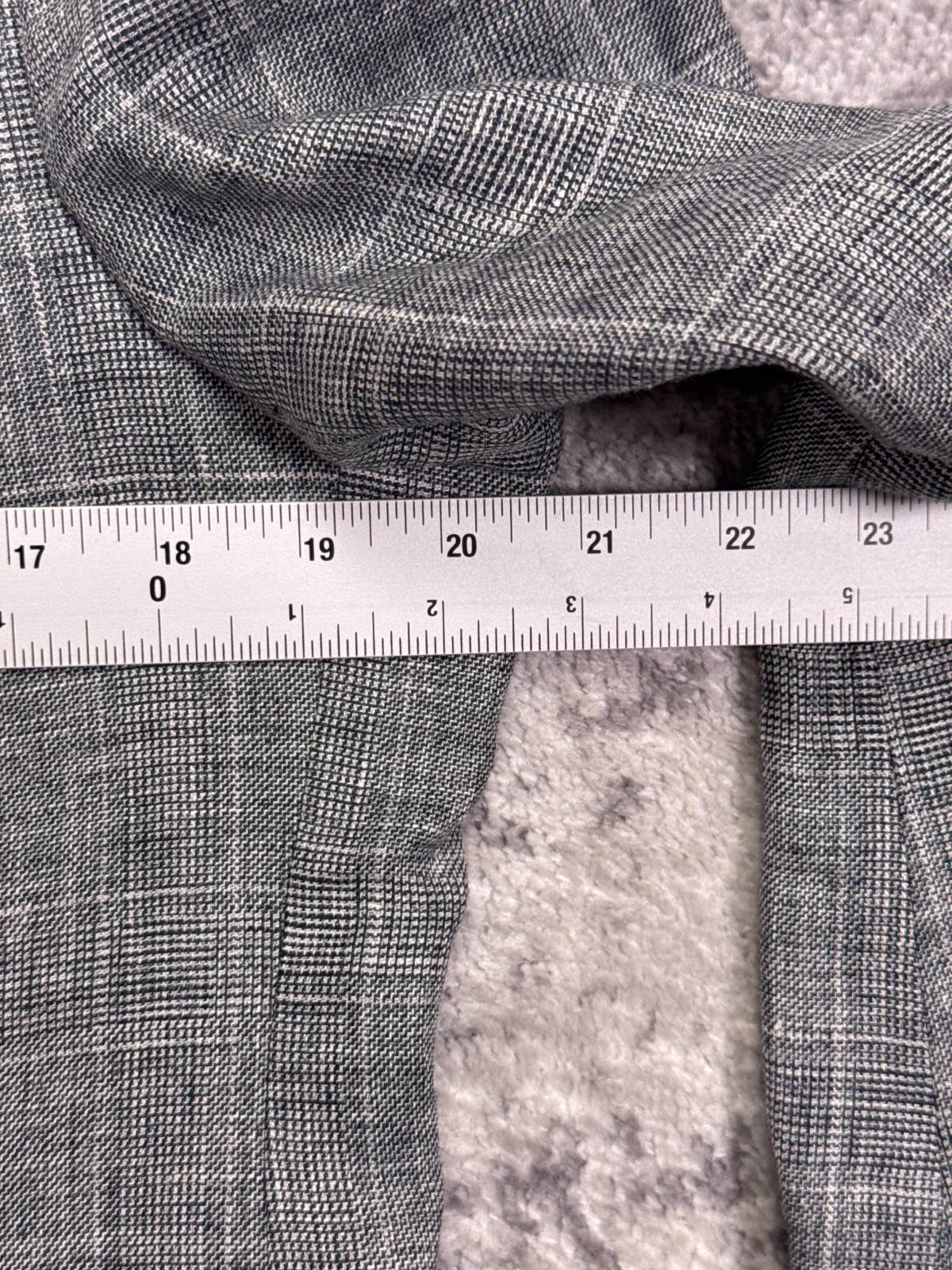 New Banana Republic Blazer 38 Short Mens Gray Check 100% Linen Slim Fit Jacket