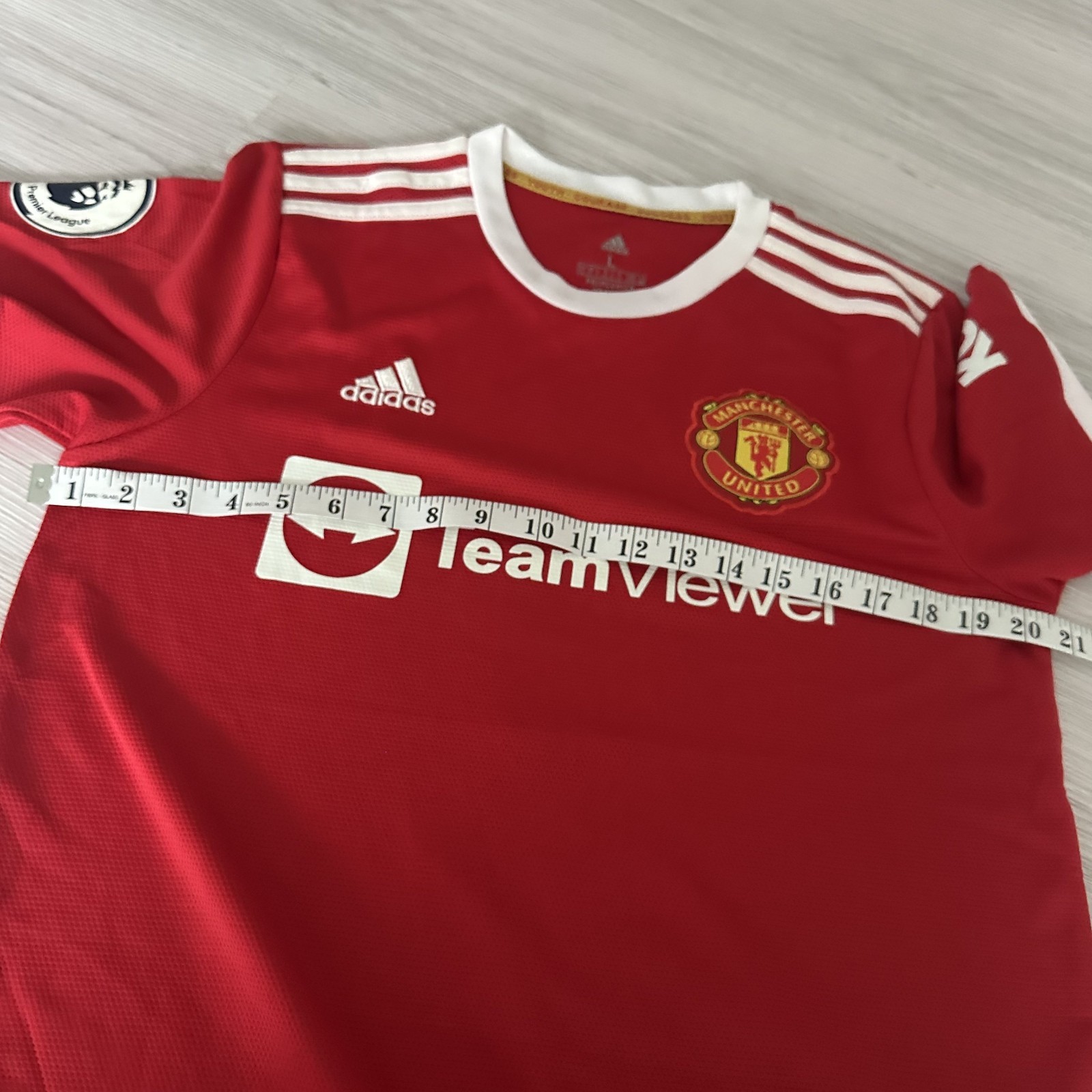 AUTHENTIC Manchester United 21/22 Football Shirt Jersey Ronaldo Large Adidas