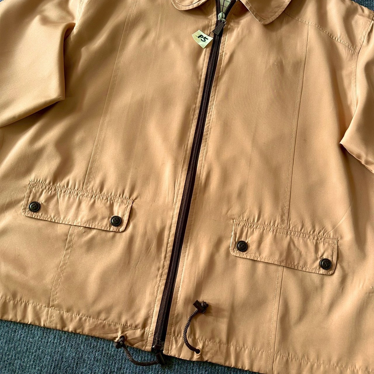 ​So-Clair Jacket / Light Brown / Size L / Chest 46″ / Length 24.5″ / Sleeve 21″
